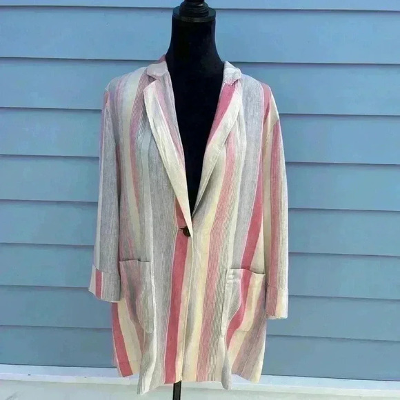 NIC+ZOE Sweet clover Blazer size XL make your style statement with this blazer. - Picture 3 of 10